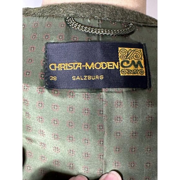 1980s Christa-Moden Salzburg wool suit in Austrian traditional style Size M - Picture 10 of 10